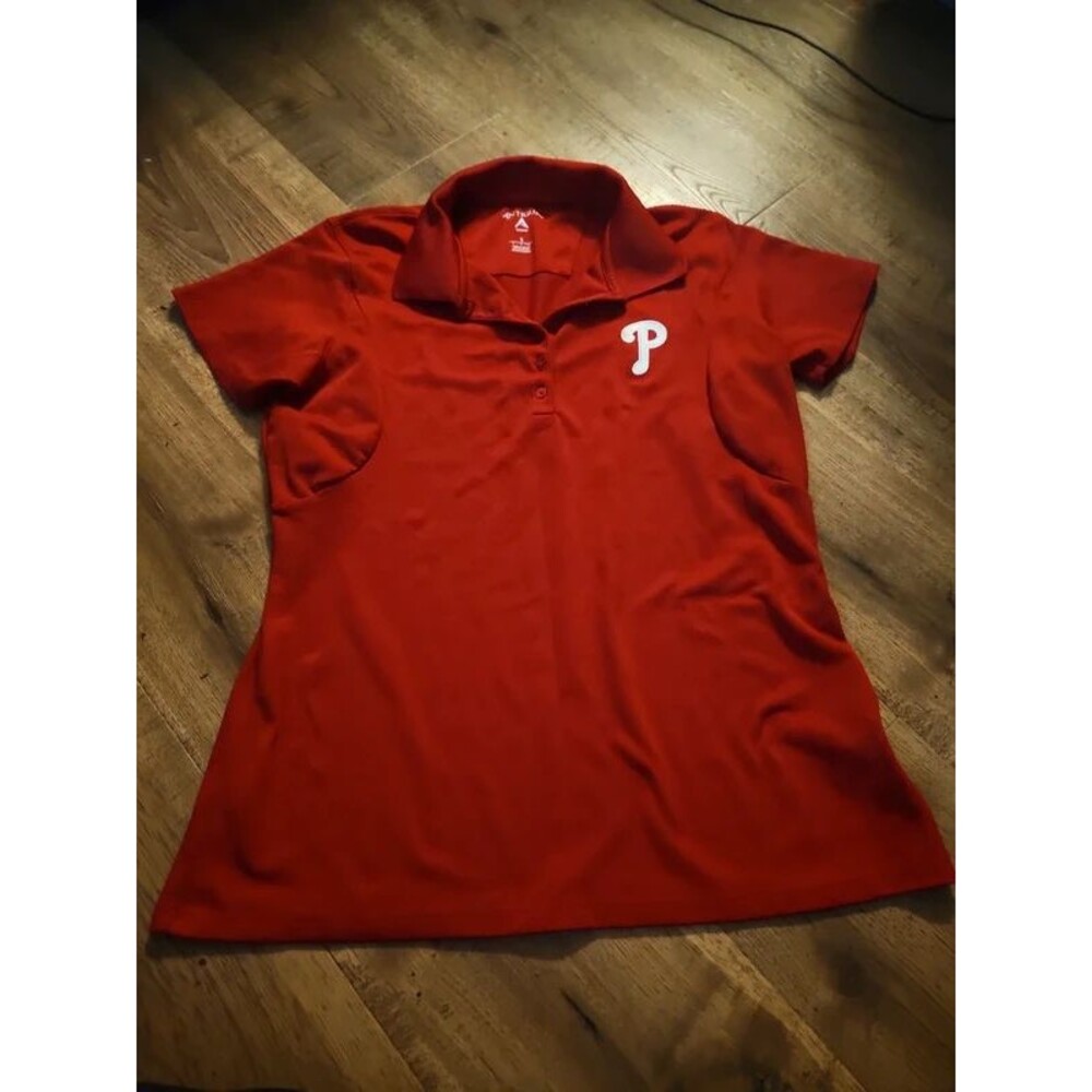 Philadelphia Phillies red women's Polo